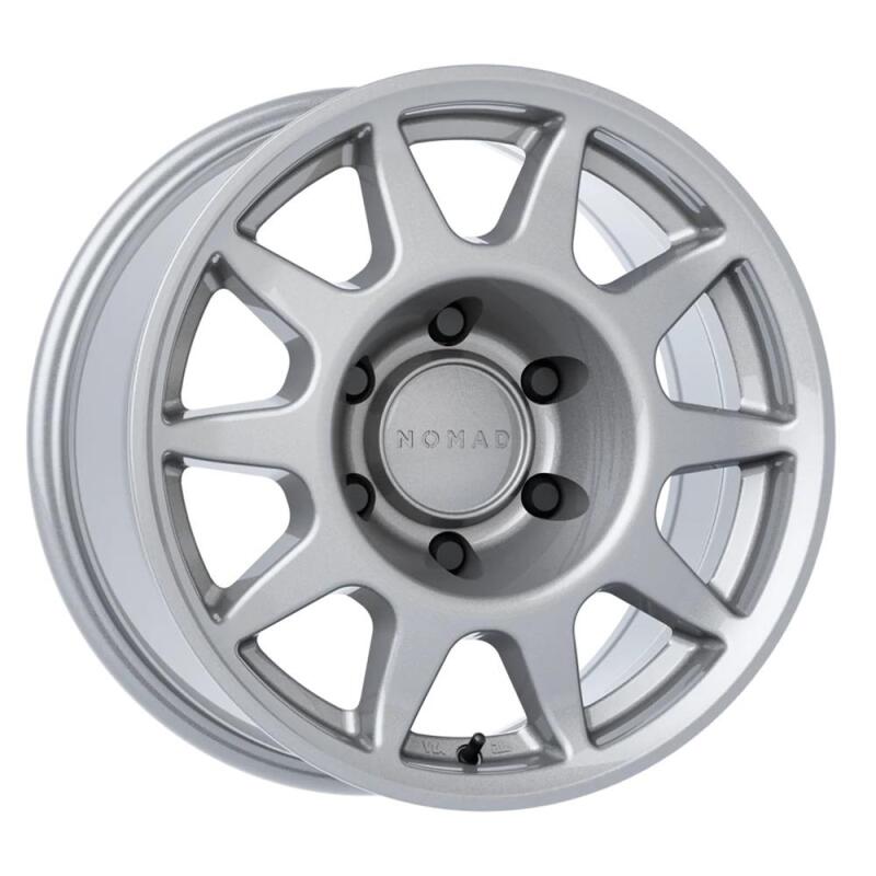 Nomad N505OE Touring 17x8.5in / 5x150 BP / 35mm Offset / 110.5mm Bore - OE Silver