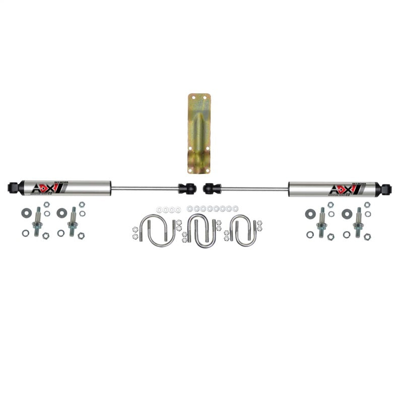 Skyjacker 67-87 GM K10-K35 Pickup ADX 2.0 Dual Stabilizer Kit w/ CNC Machined Polished Alum.