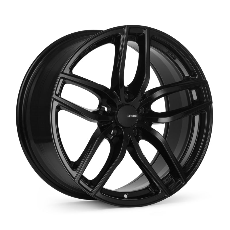 Enkei Tune 18x8.5 / 5x114.3 BP / ET45 / 72.6mm Bore - Gloss Black Wheel