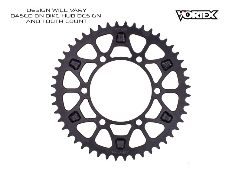 Vortex Racing V4 44 Tooth 530 Rear Sprocket - Hardcoat