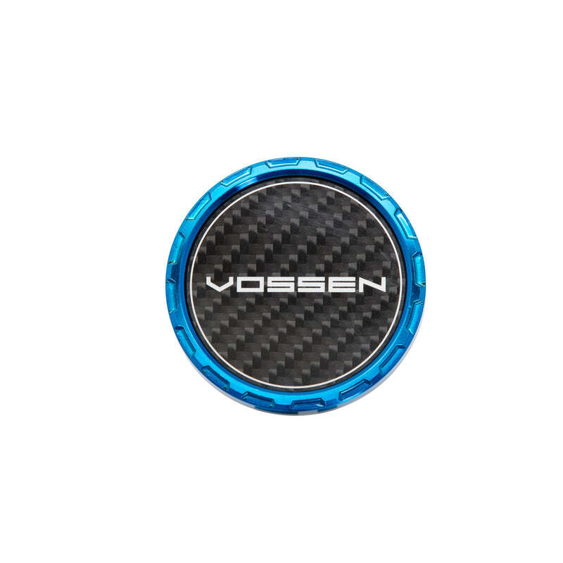 Vossen Classic Carbon Billet Sport Cap 2.0 - Large (VHFL) - Transparent Blue - Twill Weave (Gloss)
