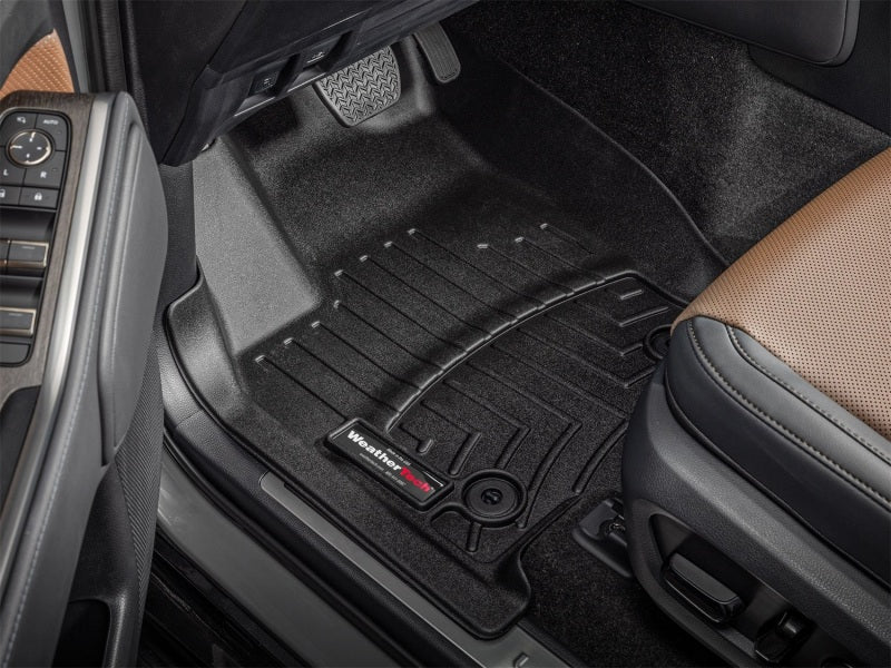 WeatherTech 24-26 Toyota Land Cruiser/Lexus GX Front FloorLiner - Black