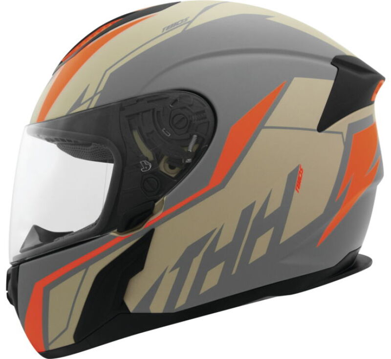 THH Helmets T810S Turbo Gray/Orange - XL