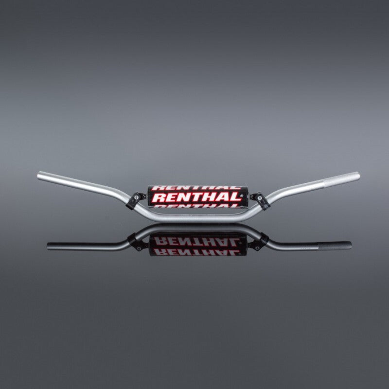 Renthal 86-89 Honda TRX250R/17/20 Ducati Scrambler Sixty2/2020 CafeRacer 7/8 in. Handlebar - Silver