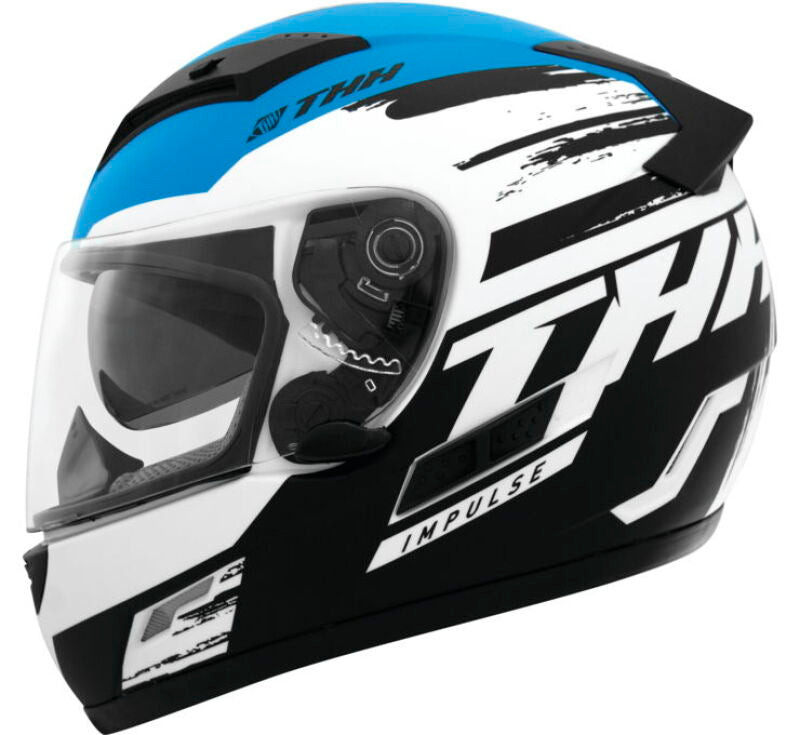 THH Helmets TS-80 Impulse Black/Blue - Large