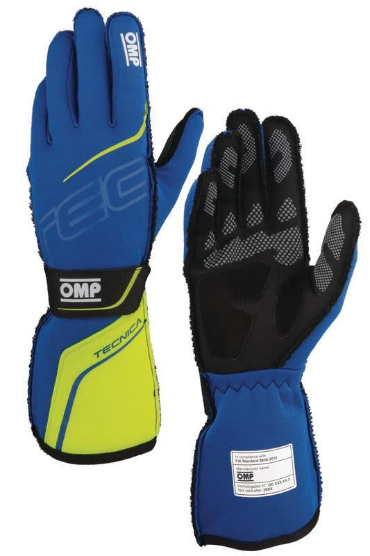 OMP TECNICA GLOVES FIA 8856-2018 RED / BLACK SZ M