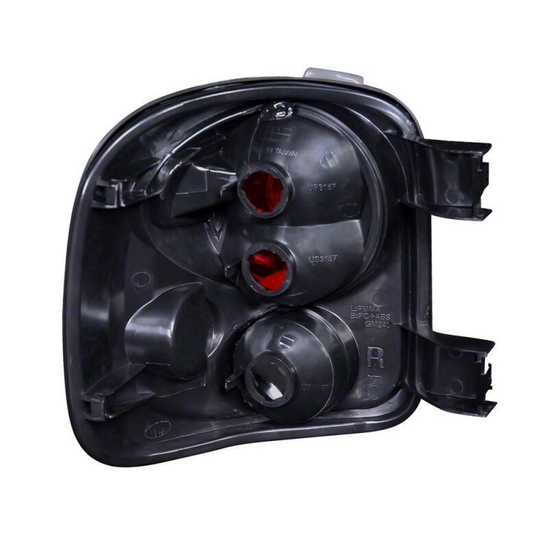 Raxiom 99-02 Chevrolet Silverado 1500 Stepside Axial Series Tail Lights- Black Housing- Clear Lens