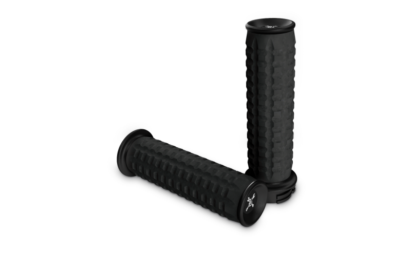 Burly Brand 82-17 H-D Dual Cable Set Reaper Handle Grip Set - Textured Black