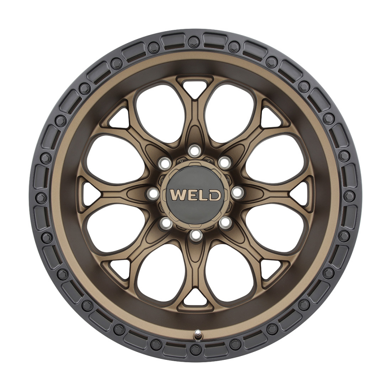 Weld Off-Road Ledge 8 8x170 / ET -18 / BS 4.75 / Satin Bronze Wheel - Non-Beadlock 125.1