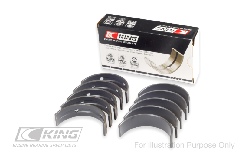 King Engine Bearings GM Vortec /LS-Series Gen III IV V (Size +0.030) Main Bearing Set