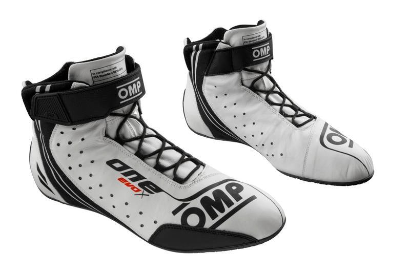 OMP ONE EVO X SHOES MY2024 FIA 8856-2018 BLACK SIZE 41