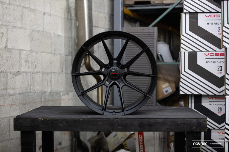 Vossen x Novitec NF10 23x12in - 5x114.3 BP - ET31 - Satin Black Ferrari Purosangue Rear Wheel