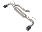 aFe 19-22 Mazda 3 L4 2.5L Takeda 3in to 2-1/2in 304 SS Axle-Back Exhaust w/ Carbon Fiber Tip