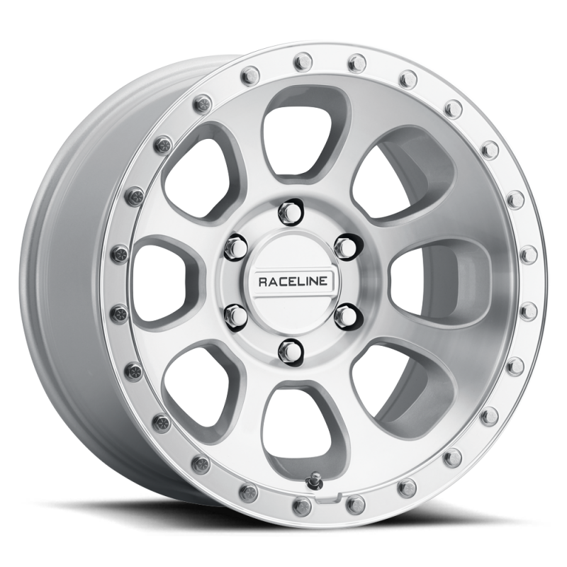 Raceline 961MC Bolt 17x9in / 8x165.1 BP / -12mm Offset / 130.81mm Bore - Machined Cc