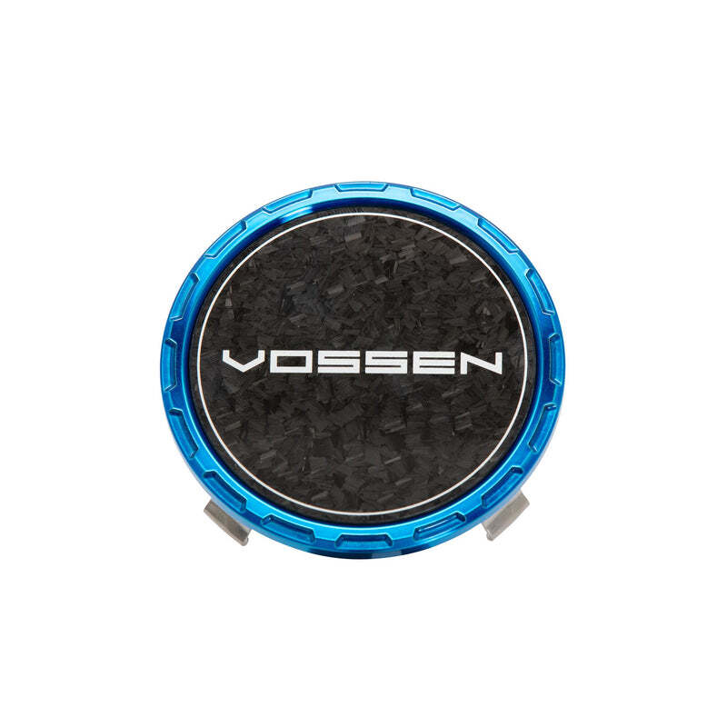 Vossen Classic Carbon Billet Sport Cap 2.0 - Large (VHFL) - Transparent Blue - Forged (Gloss)