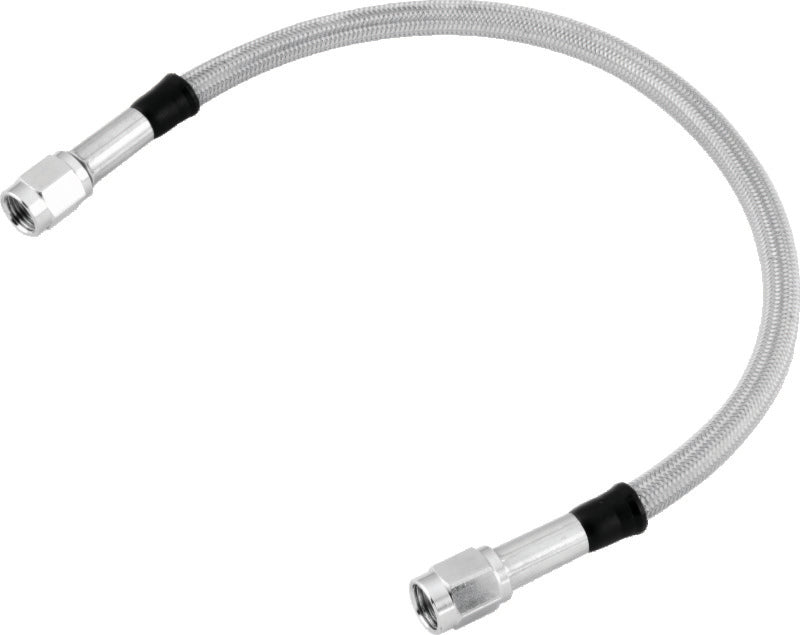 Twin Power 80 Inch Clear Coated Dot Stainless Steel Brake Hose AN-3