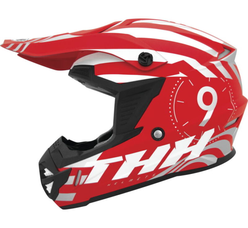 THH Helmets T730X Twister Red/Silver - Small