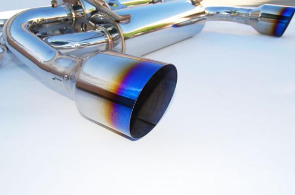 Invidia 07+ Infiniti G37 Coupe Gemini Single Layer Titanium Tip Cat-back Exhaust