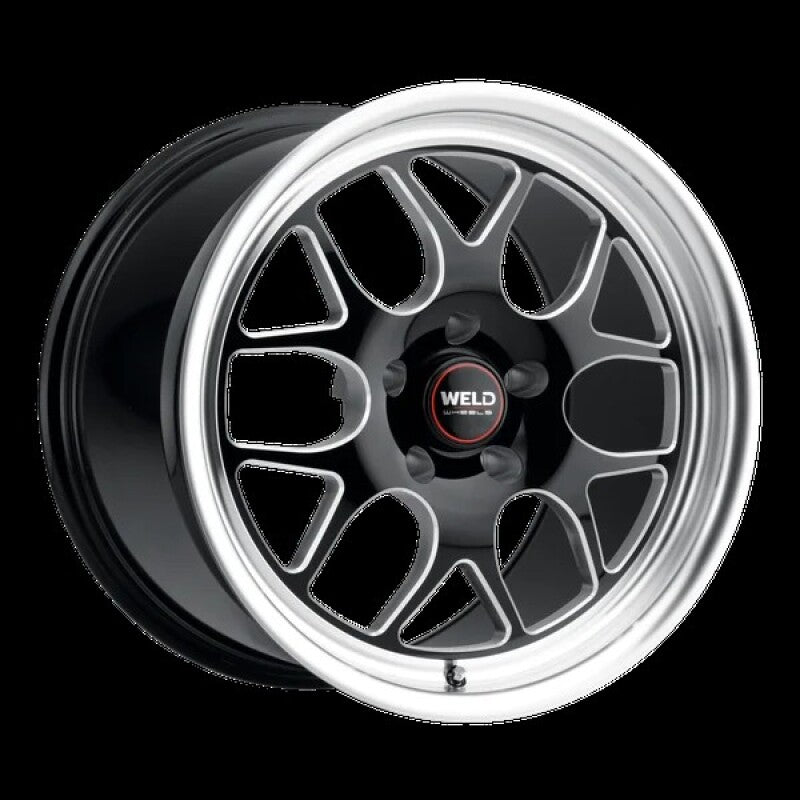 Weld Solana Drag 15x10 / 5x115 BP / ET0 / 5.5in BS / 78.1 Dia - Gloss Black MIL DIA