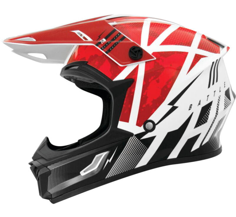 THH Helmets T710XR Battle Red/Black - Medium