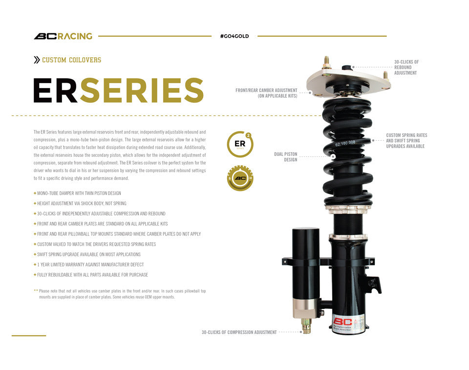 BC Racing Coilovers - ER Type - 92-99 BMW 3 series E36