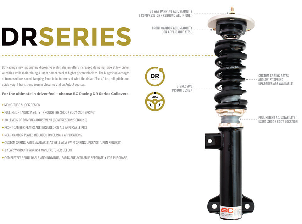 BC Racing Coilovers - DS Type - 03-08 Nissan 350Z True Rear
