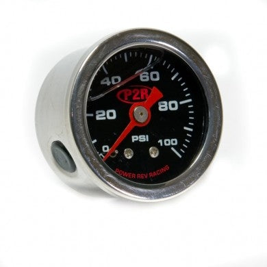 P2R PowerRevRacing - Liquid Fuel Pressure Gauge - 1 1/2