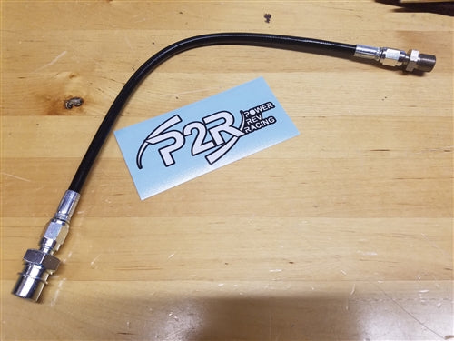 P2R PowerRevRacing - 2017+ Honda Civic Type R Steel Braided Clutch Line