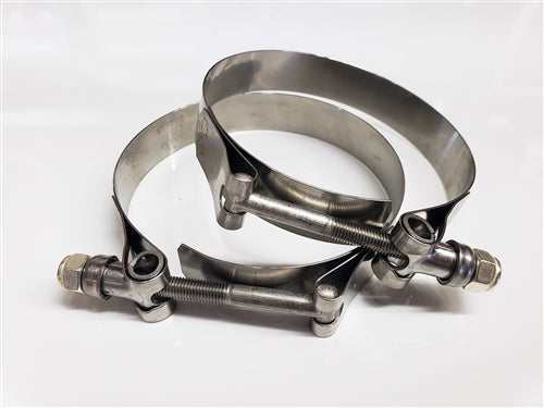 P2R PowerRevRacing - 3.25" Stainless Steel T-Bolt Clamps