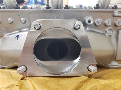 P2R PowerRevRacing - Stainless Exhaust Flange Oval to 2.75" Round
