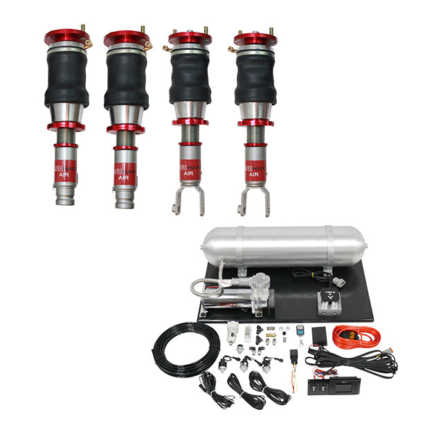TruHart - AirPlus Air Struts w/ VERA Element Management For 94-01 Acura Integra Excluding Type R 92-00 Honda Civic TruHart - TH-H1002+TH-MM02-GHNV
