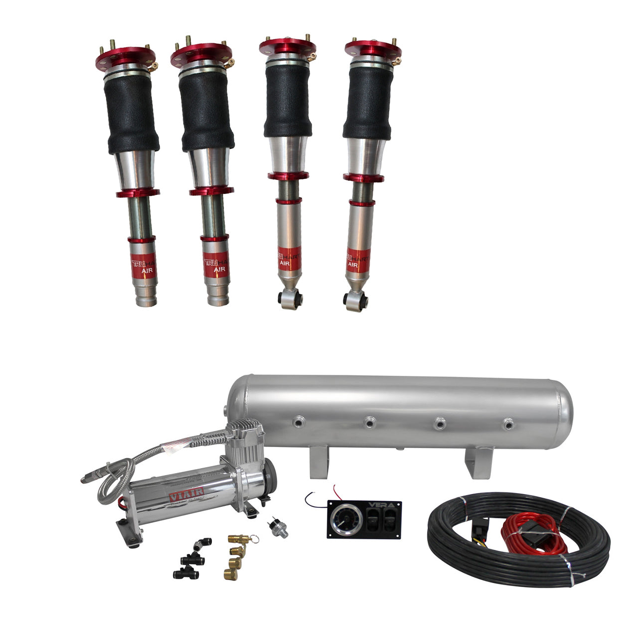 AirPlus Air Struts w/ VERA Essential Management For 96-01 Honda CR-V TruHart