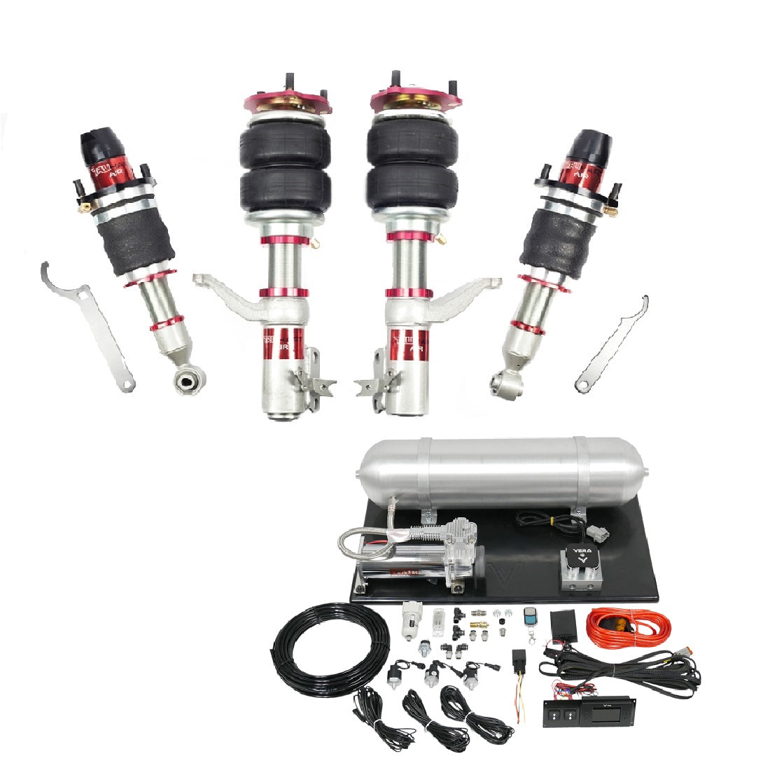 AirPlus Air Struts w/ VERA Evo Bluetooth Management For 02-06 Honda CR-V TruHart