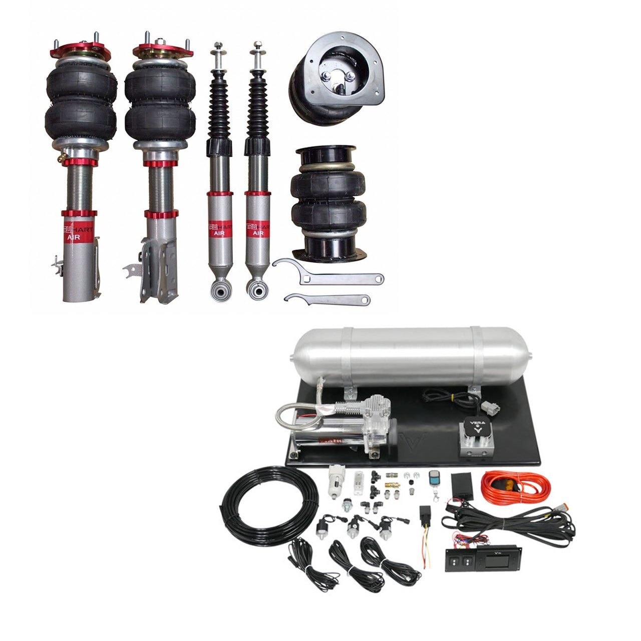 AirPlus Air Struts Plus ADS Modules w/ VERA Evo Management For 23-24 Acura Integra 18-24 Honda Accord 17-24 Honda Civic TruHart