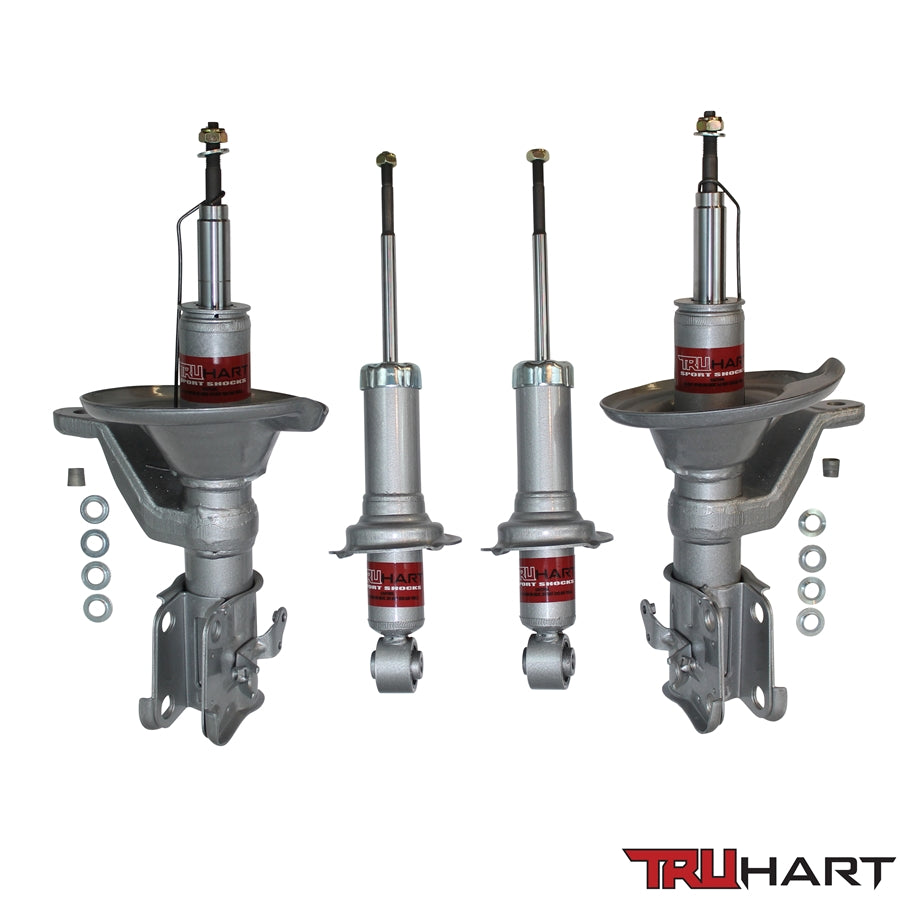 TruHart - Sport Shocks For 02-04 Acura RSX 01-05 Honda Civic TruHart - TH-H511-GHNV