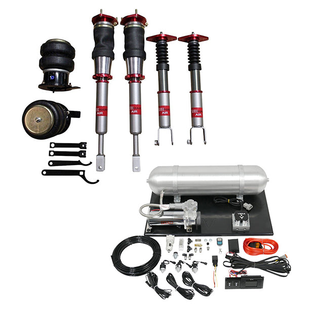 AirPlus Air Struts w/ VERA Element Management For 03-07 Infiniti G35 03-08 Nissan 350Z RWD TruHart