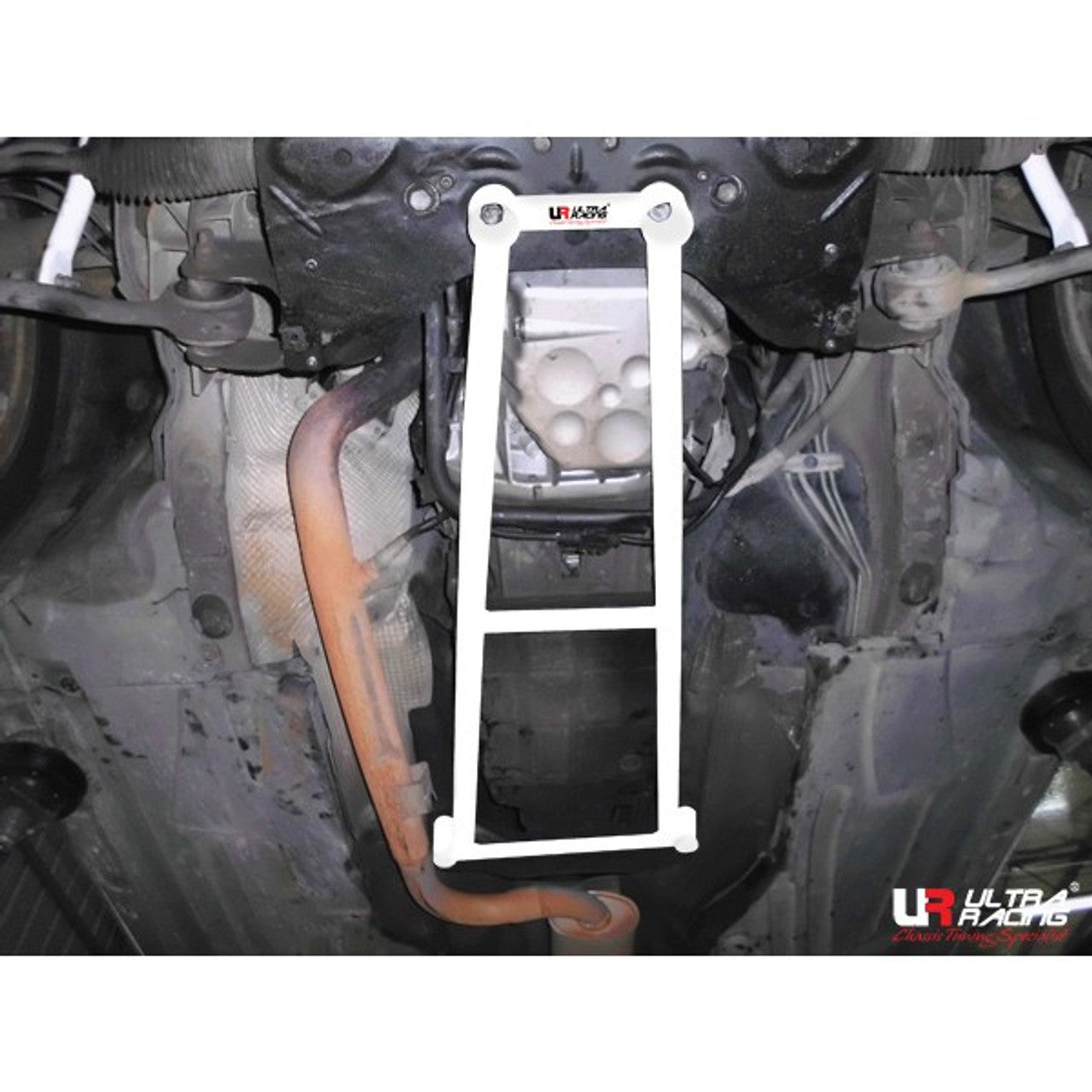 Ultra Racing - 4pt Front Lower Brace - MERCEDES-BENZ C-CLASS (W203) 2001-2007 - UR-LA4-2048