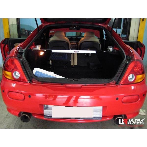 Ultra Racing - 2pt Rear Upper Strut Brace - 2003-2008 Hyundai Tiburon - UR-RE2-649