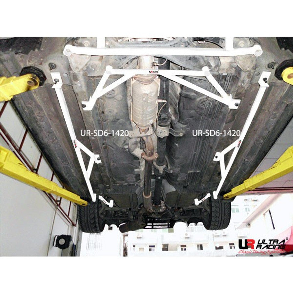 Ultra Racing - 6pt Side Braces - MITSUBISHI EVOLUTION X (CZ4A) 2008-2017 - UR-SD6-1420P