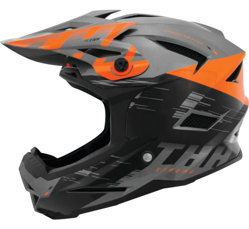 THH Helmets T-42 BMX Xtreme Gray/Orange - Large