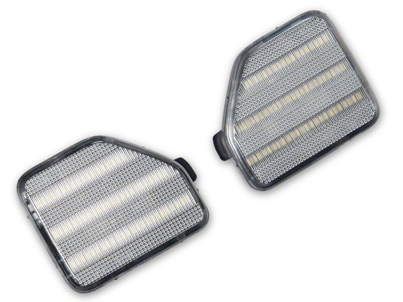 Raxiom 18-26 Jeep Wrangler JL Clear LED Rear Bumper Reflector Lights- White LED
