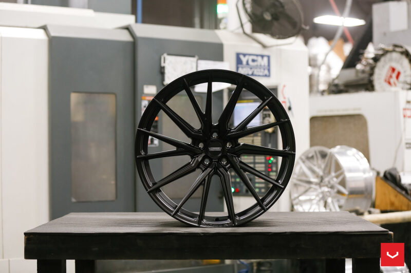 Vossen HF-4T - 22x9 - 5x120 - ET25 - Flat - 64.1 - SB - Satin Black - Right Side Wheel