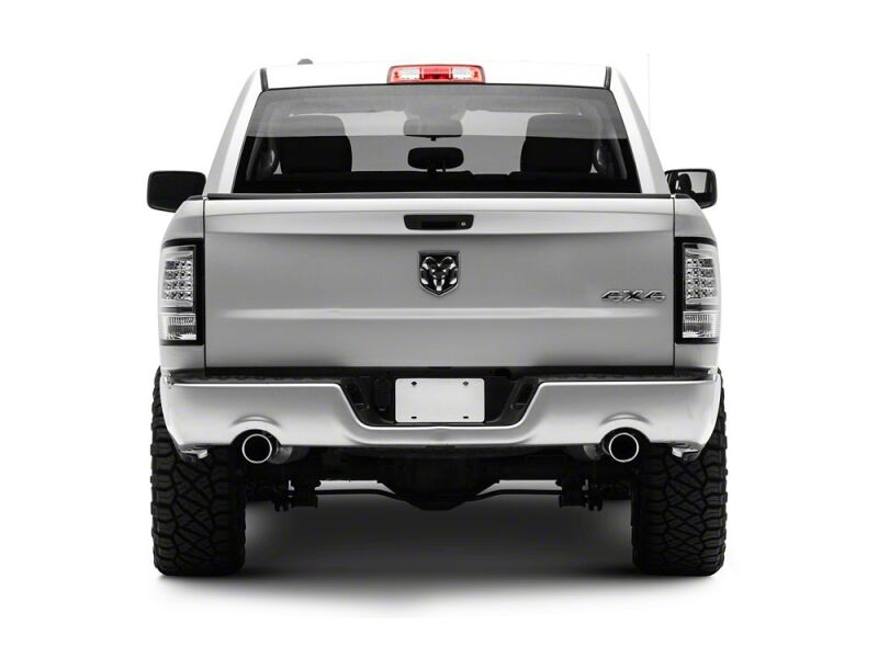 Raxiom 09-18 Dodge RAM 1500 Axial Series LED Tail Lights- Chrome Housing- Clear Lens