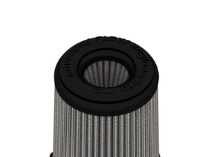 aFe MagnumFLOW Pro DRY S Air Filter 3-1/2in F x 5in B x 3-1/2in T x 6in H (Pair)