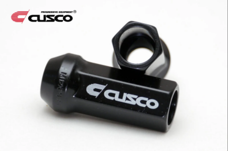 Cusco Universal Wheel Lug Nut Set M12 x P1.5mm - Black (16pcs)