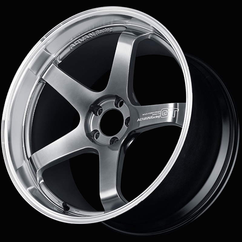 Advan GT Premium Version 21x10.0 / +25 ET / 5x112 / 66.5mm Bore / Machining and Hyper Platinum Black