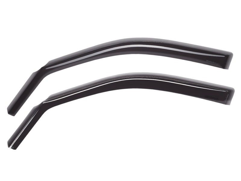 WeatherTech 11-23 Dodge Charger Front Window Deflectors - Matte Black