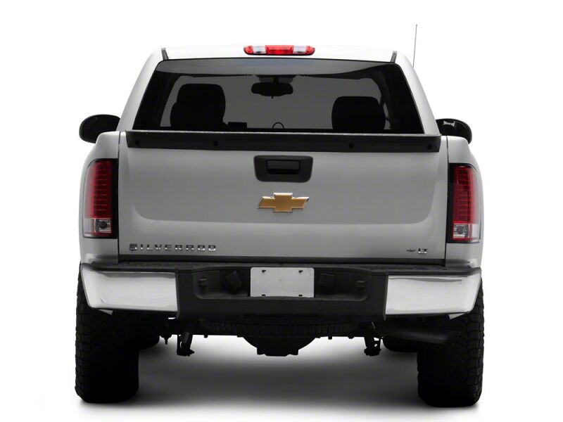 Raxiom 07-13 Chevrolet Silverado 1500 LED Tail Lights- Chrome Housing- Red/Clear Lens