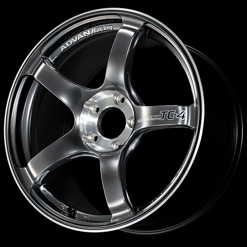Advan TC-4 SE 18x10.0 / +35 Offset / 5x114.3 / 73mm Bore / Racing Hyper Black and Diamond Cut
