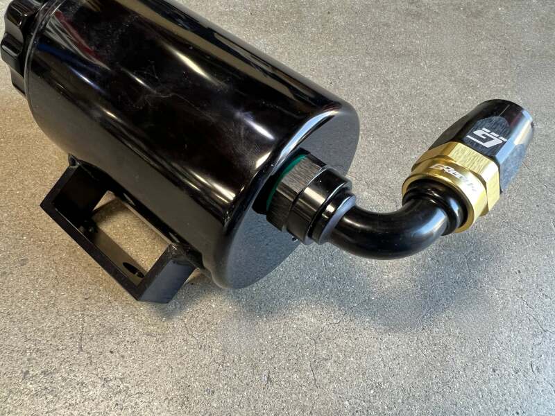 GReddy AN12 45 DEGREE ORB MALE BLACK/GOLD ANODIZED